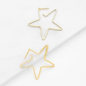 BOGO Star Gold Earrings Dangle Drop Jewelry